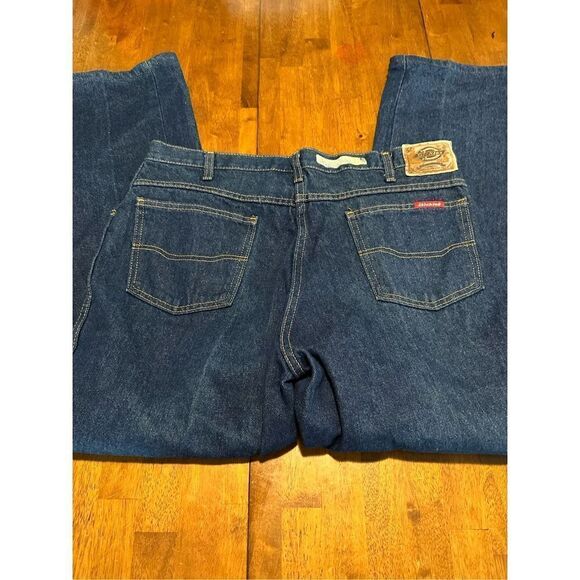 Vintage Dickies Mens Jeans Straight Relaxed Fit Tagged 38x34 Tailored to 38x31 - Picture 5 of 8